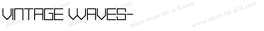 Vintage Waves字体转换